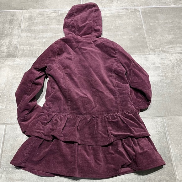 Gymboree Ruffle Hooded Jacket - Picture 2 of 8
